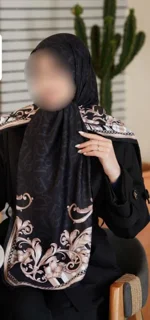 روسری ابریشم کجراه توییل۱۴۰